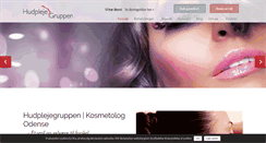 Desktop Screenshot of hudpleje-gruppen.dk
